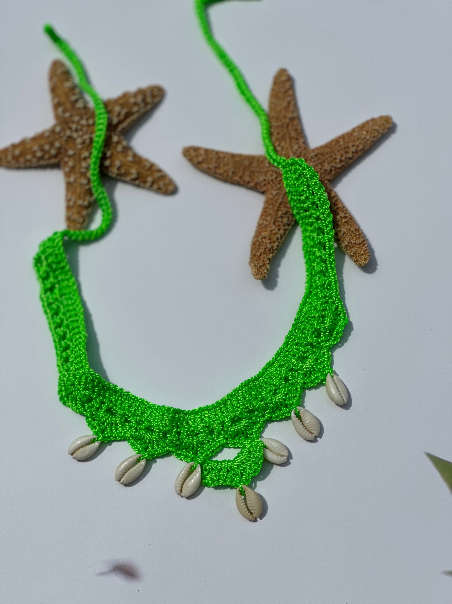 GREEN CROCHET CRAB