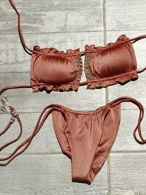 STRAPLESS LIRA GUAYABA